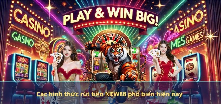 Các hình thức rút tiền NEW88 phổ biến hiện nay