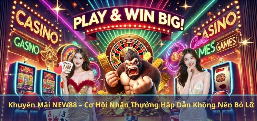 Khuyến Mãi NEW88 – Cơ Hội Nhận Thưởng Hấp Dẫn Không Nên Bỏ Lỡ