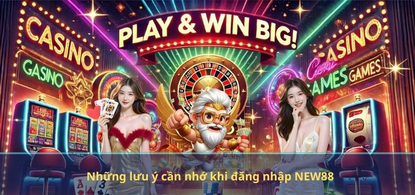 Những lưu ý cần nhớ khi đăng nhập NEW88